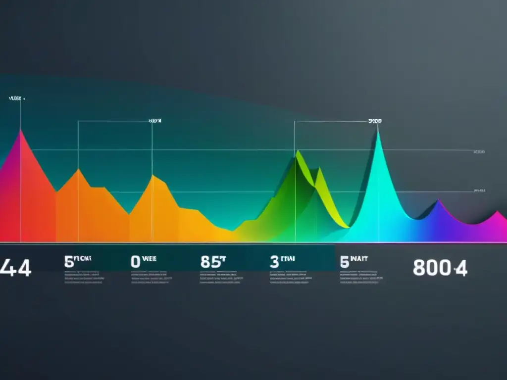 Visualización dinámica y colorida de datos con beneficios de animaciones para comprensión