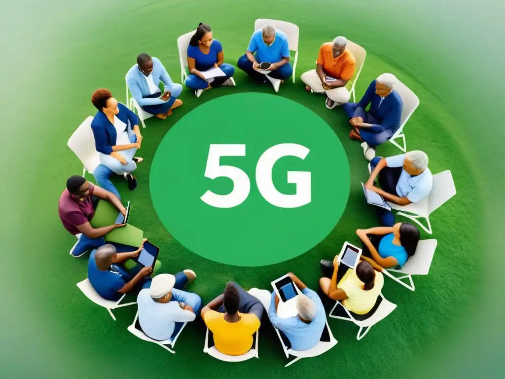 Comunidad diversa disfruta beneficios 5G para inclusión digital en campo