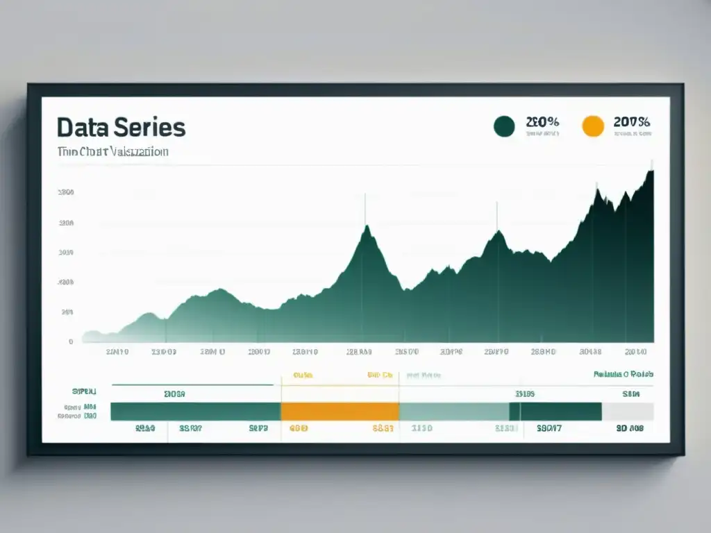 Visualización de datos con animaciones sutiles, beneficiando la comprensión de la información a lo largo del tiempo