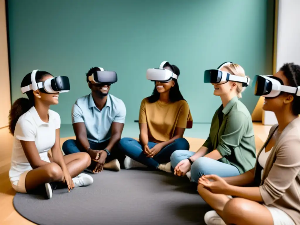 Estudiantes usan Realidad Virtual para desarrollo habilidades socioemocionales en entornos virtuales de empatía y trabajo en equipo