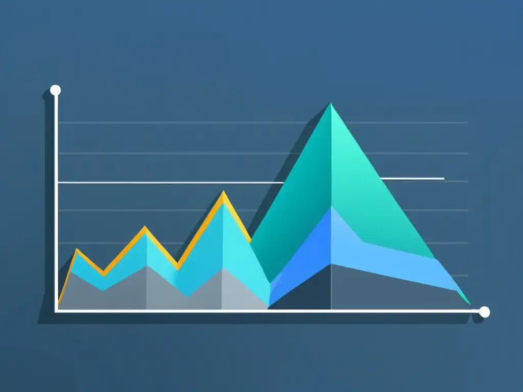 Imagen digital minimalista de una stablecoin en un entorno de volatilidad criptomoneda