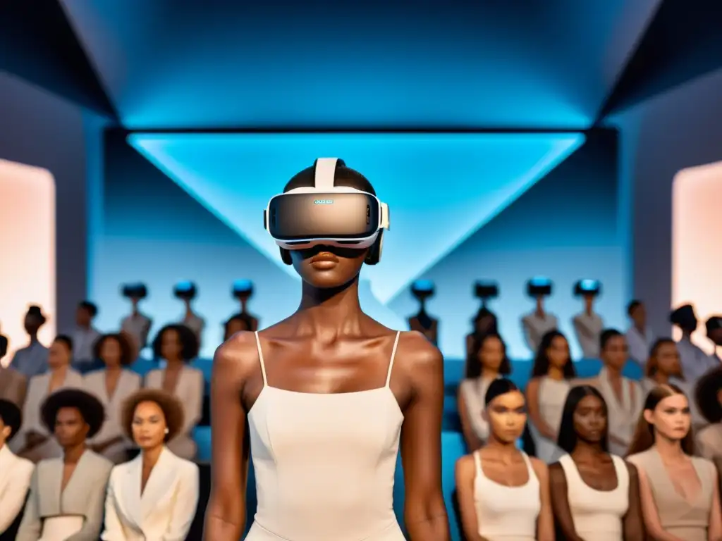 Impactante desfile de moda con realidad virtual en experiencias de moda