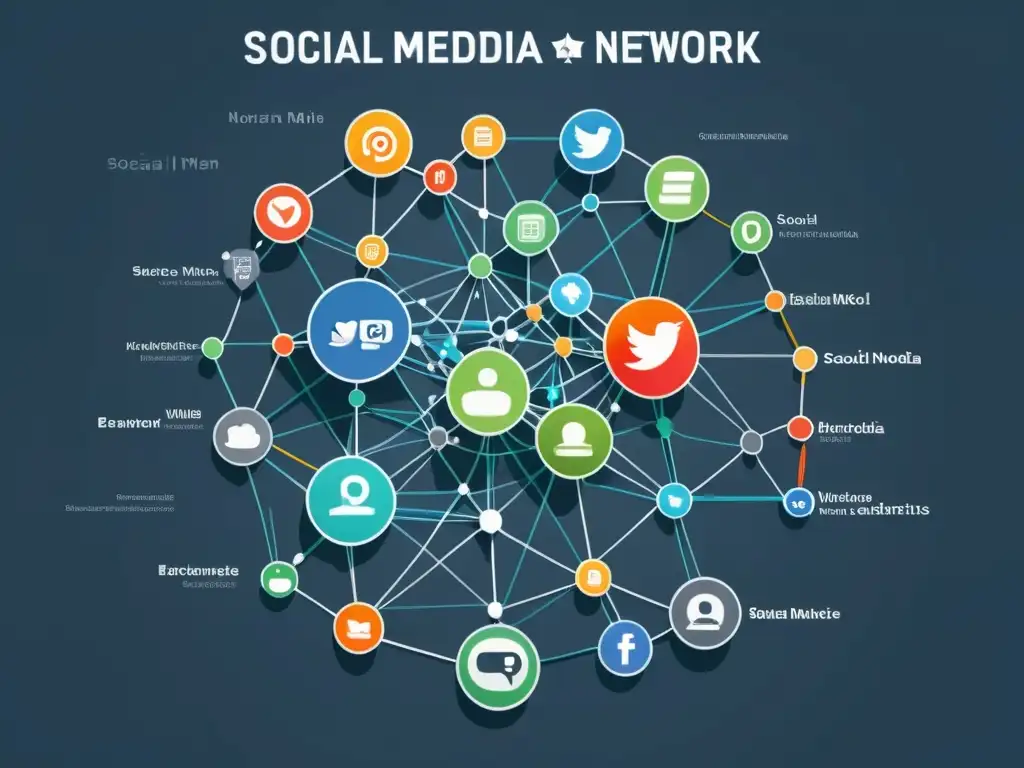 Mapa 8k de redes sociales con segmentación de audiencia, precisión y sofisticación