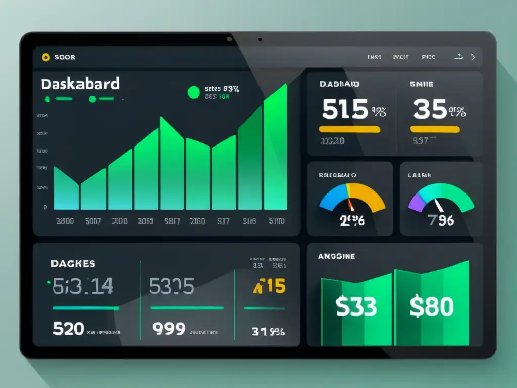 Panel de precios dinámicos de impacto estratégico en ecommerce, con diseño moderno y visualizaciones de datos en tiempo real