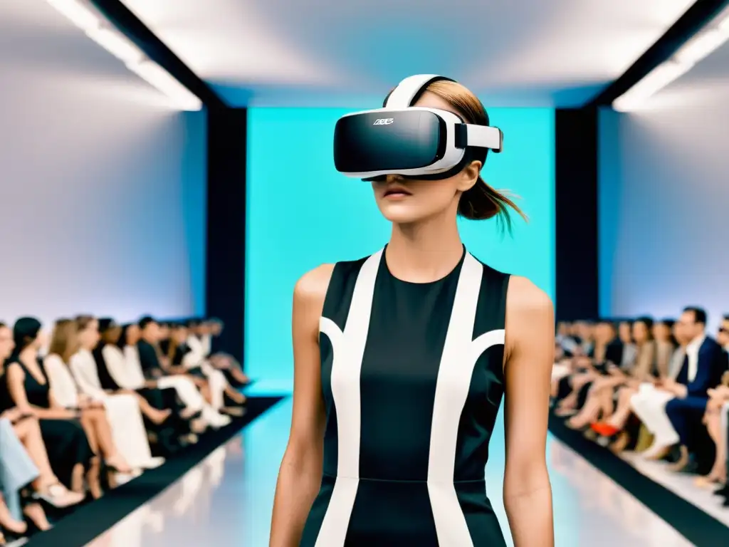 Realidad aumentada en diseño de moda: Fusión futurista de tecnología y moda en pasarela virtual