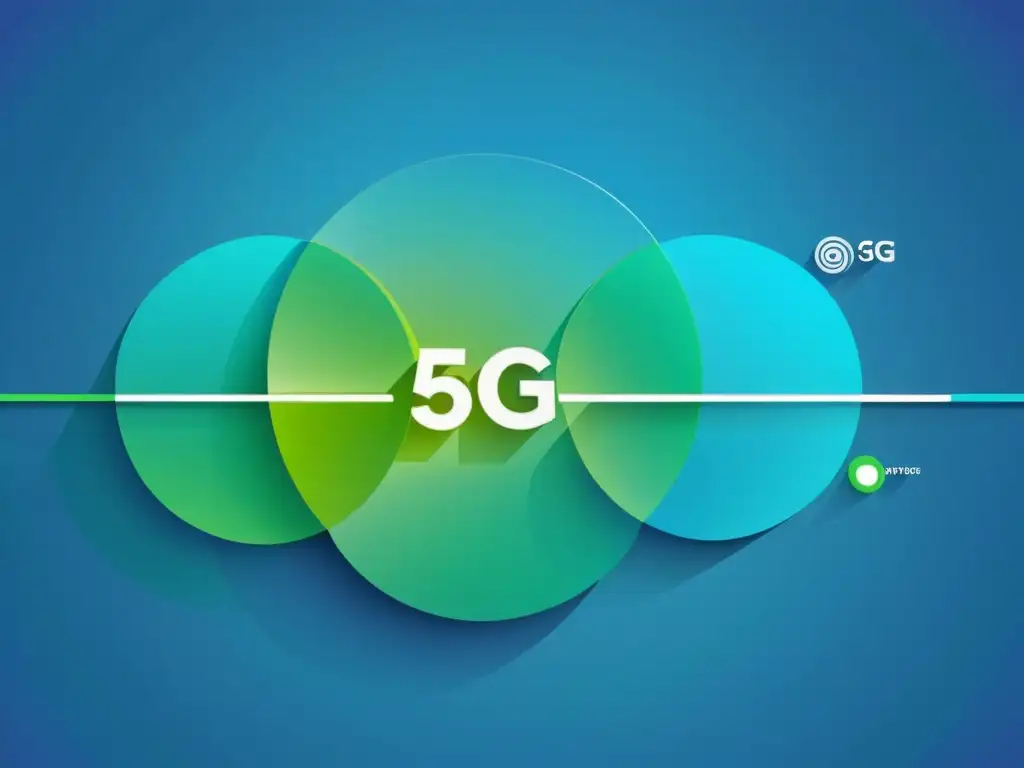 Red de vehículos interconectados mediante 5G, simbolizando la importancia del 5G en comunicación vehicular