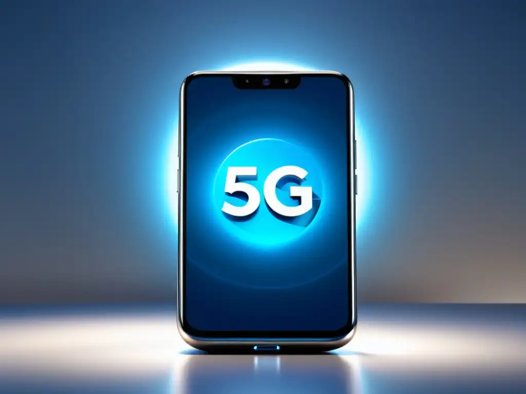 Un smartphone 5G muestra un video de alta definición con claridad cristalina